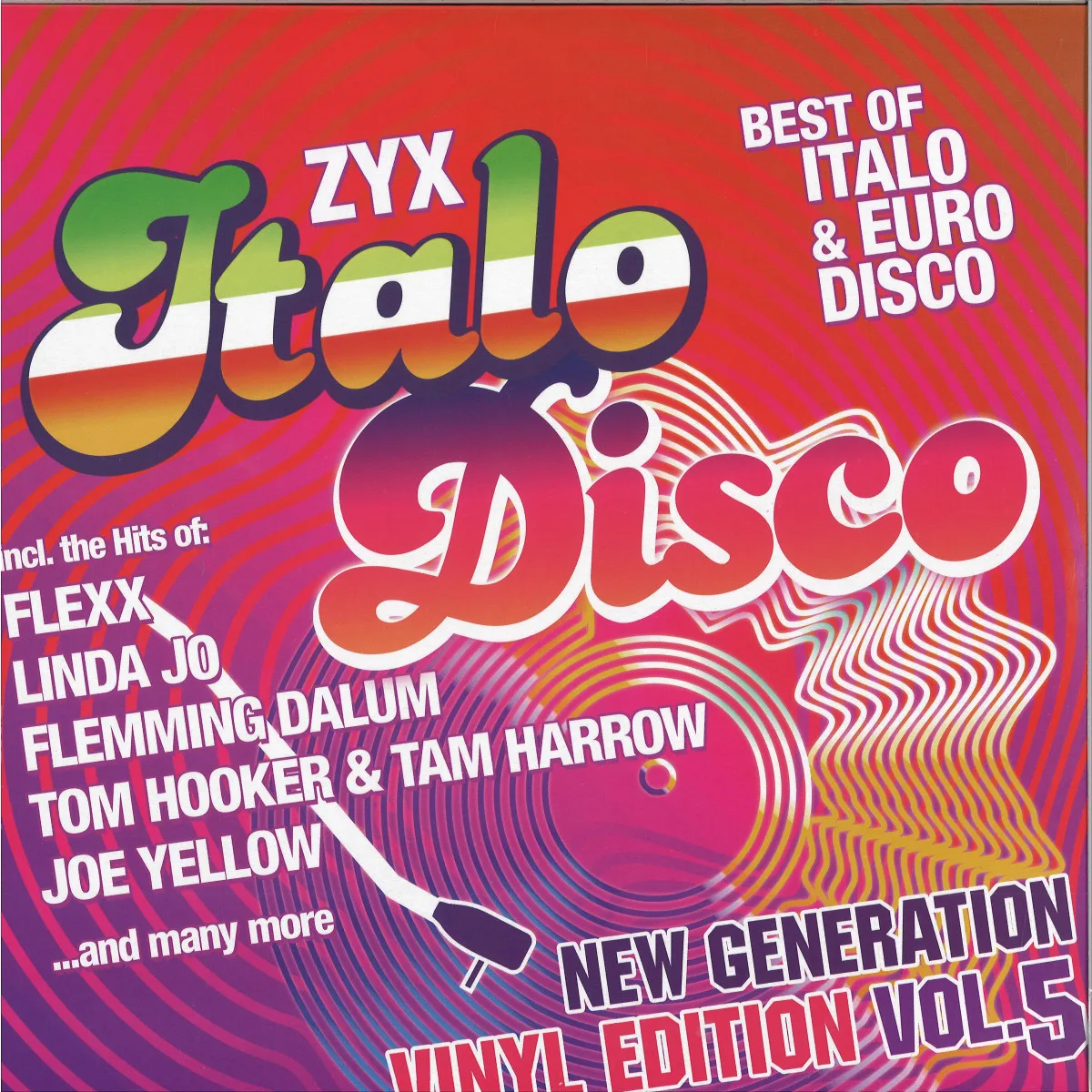 Лицевая сторона обложки — Various — ZYX Italo Disco New Generation:Vinyl Edition Vol.5