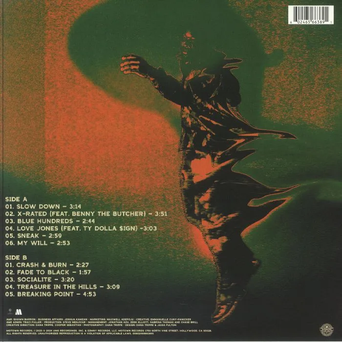 Back cover — Leon THOMAS — Electric Dusk