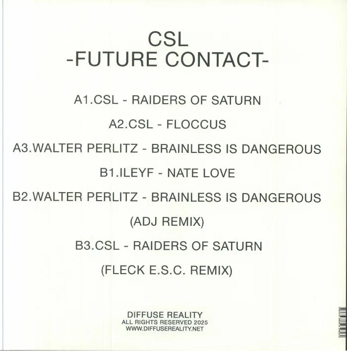 Обратная сторона обложки — CSL — Future Contact
