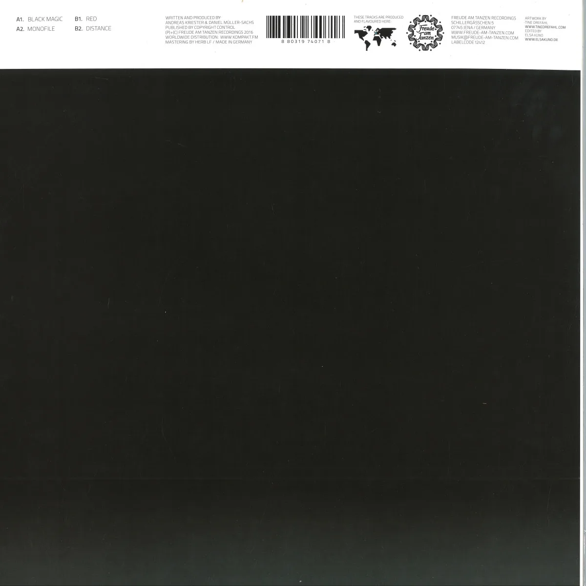 Back cover — Taron-Trekka — Black Magic