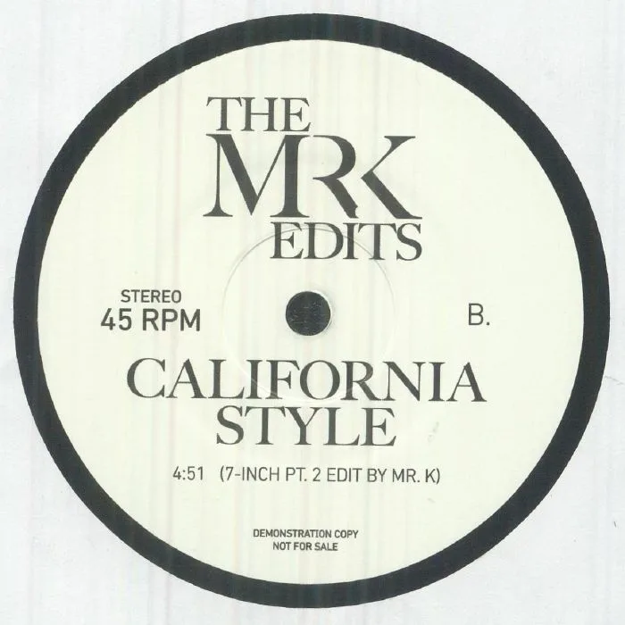 Обратная сторона обложки — The MR K EDITS — The House Is Rockin