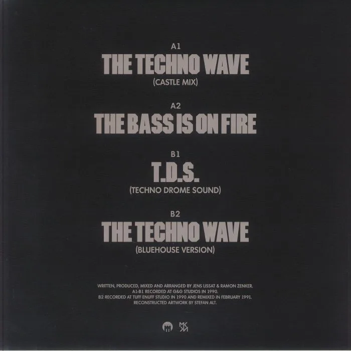 Обратная сторона обложки — INTERACTIVE — The Techno Wave (reissue)
