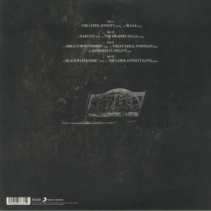 Back cover — OPETH — Blackwater Park (20th Anniversary Edition)