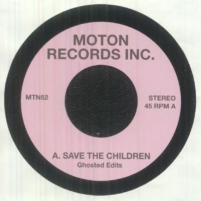 Front cover — MOTON RECORDS INC — Save The Children