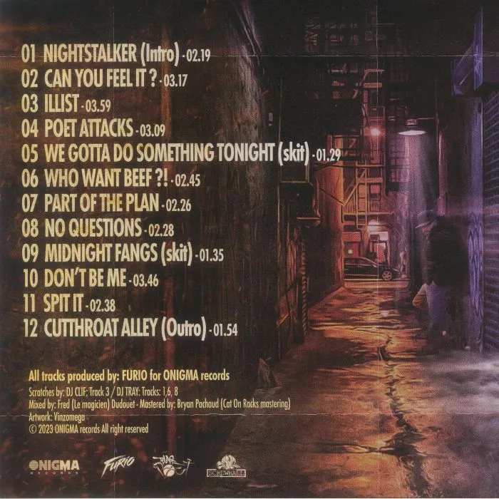 Back cover — BLAQ POET / FURIO — Blaq Dawn