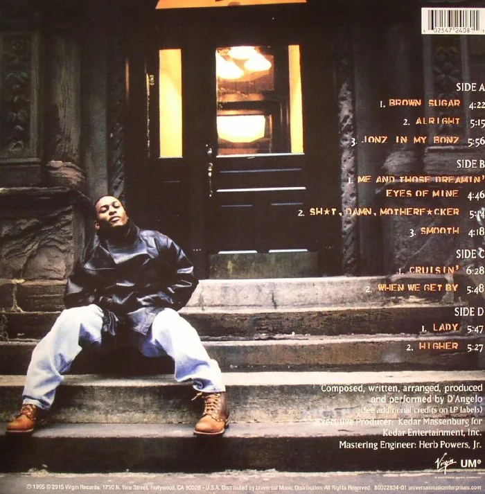 Back cover — D'ANGELO — Brown Sugar