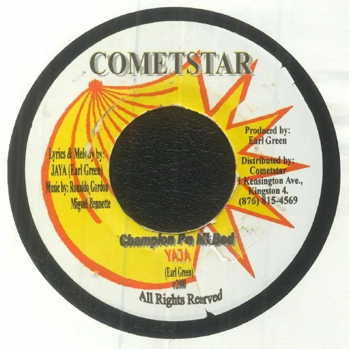 YAJA aka EARL GREEN — Champion Pon Mi Bed