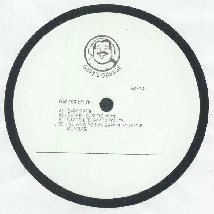 Front cover — GARY'S GARAGE — Gaz For Life EP