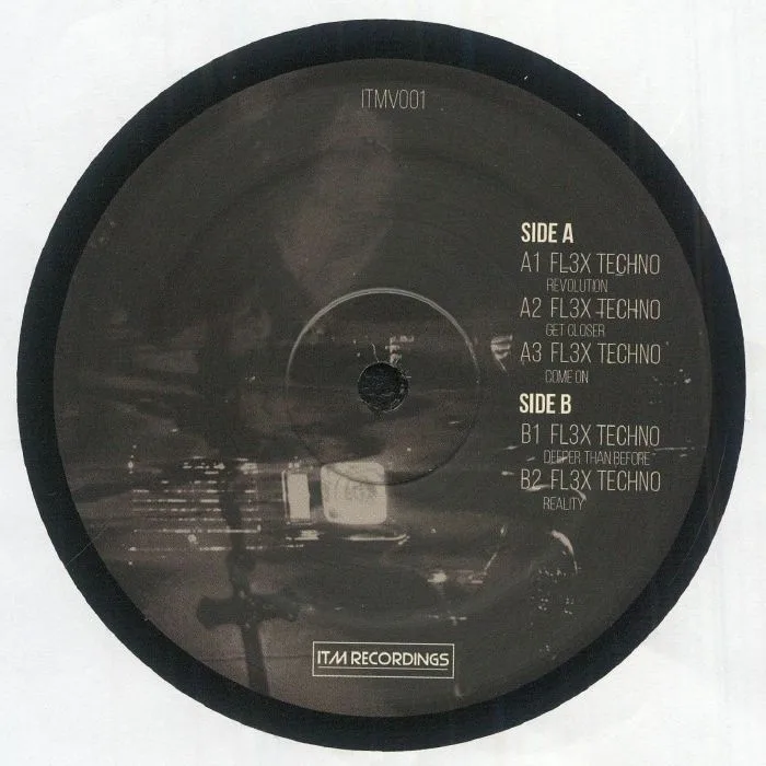 Back cover — FL3X TECHNO — Revolution EP