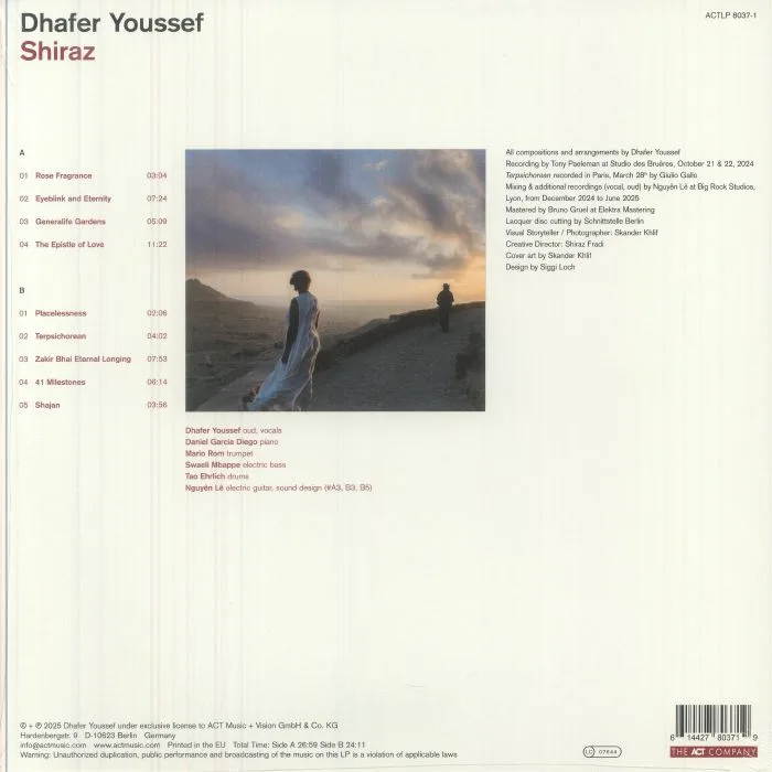 Обратная сторона обложки — Dhafer YOUSSEF — Shiraz