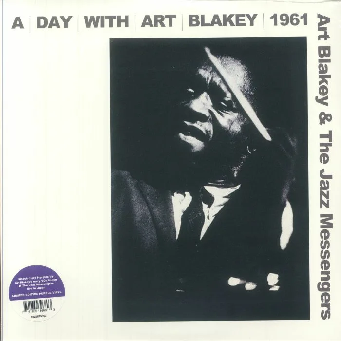 Лицевая сторона обложки — Art BLAKEY & THE JAZZ MESSENGERS — A Day With Art Blakey 1961 (reissue)