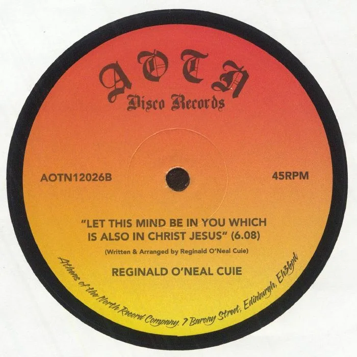 Обратная сторона обложки — Reginald O'NEAL CUIE — I Can Do All Things Through Christ Jesus Which Strengthen Me