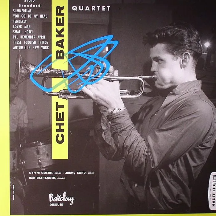 Front cover — CHET BAKER QUARTET — Chet Baker Quartet 2