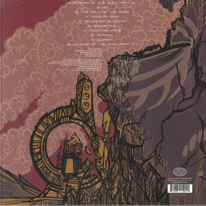 Back cover — BLACK ELEPHANT — The Fall Of The Gods