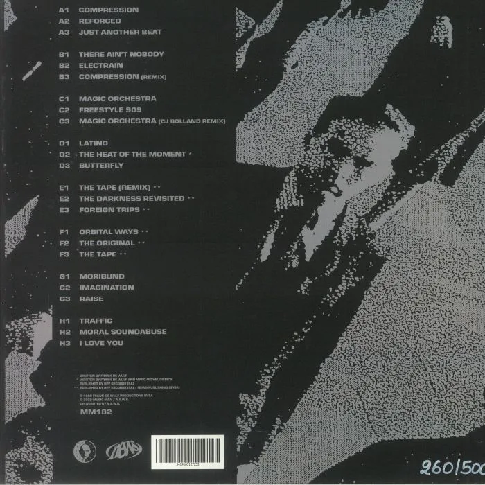Back cover — Frank DE WULF — The B Sides Compilation
