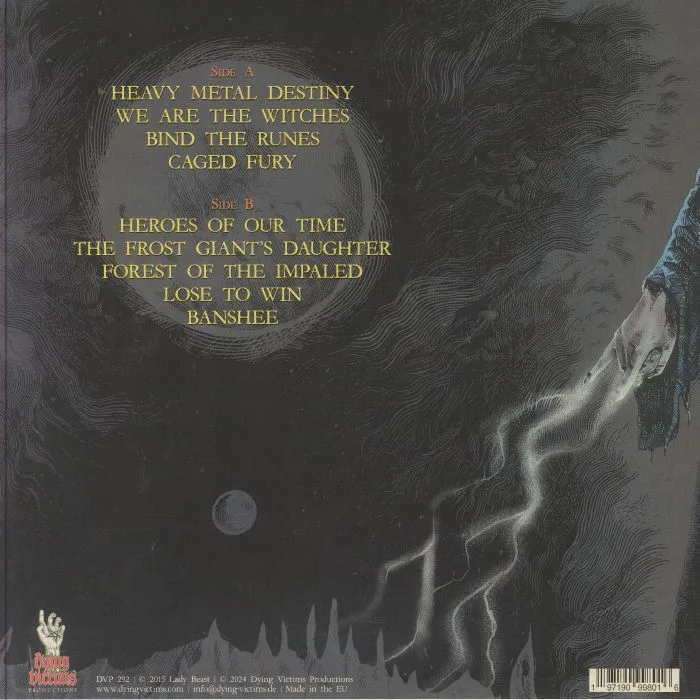 Back cover — LADY BEAST — II