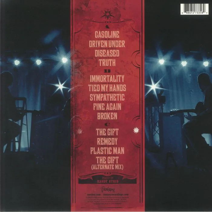 Back cover — SEETHER — One Cold Night (live)