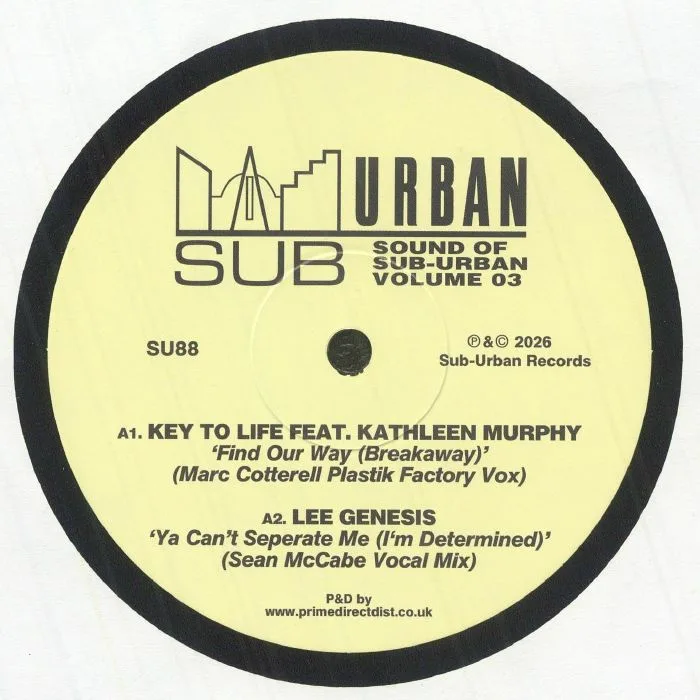 Лицевая сторона обложки — KEY TO LIFE / LEE GENESIS / NEXT PHASE / HELEN BRUNER / TERRY JONES / DEEP ZONE — The Sound Of Sub Urban Volume 3