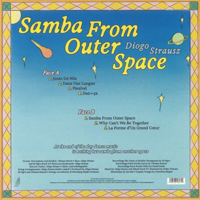 Back cover — Diogo STRAUSZ — Samba From Outer Space