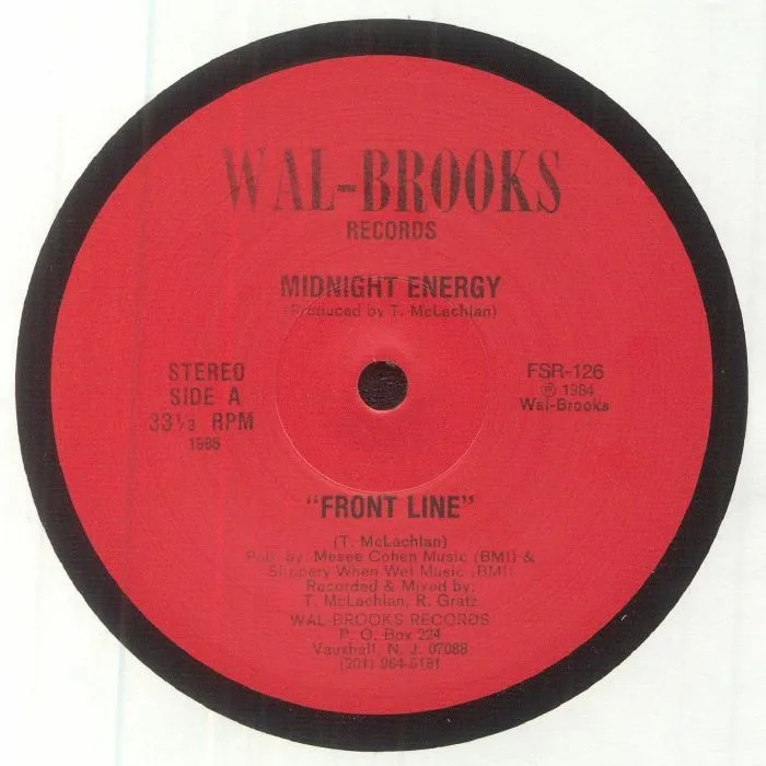 Лицевая сторона обложки — MIDNIGHT ENERGY — Frontline