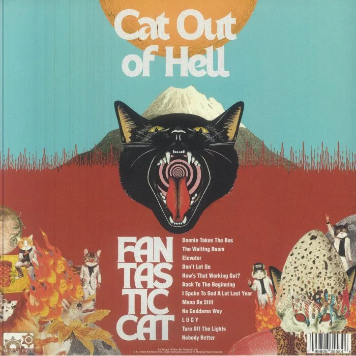 Back cover — FANTASTIC CAT — Cat Out Of Hell