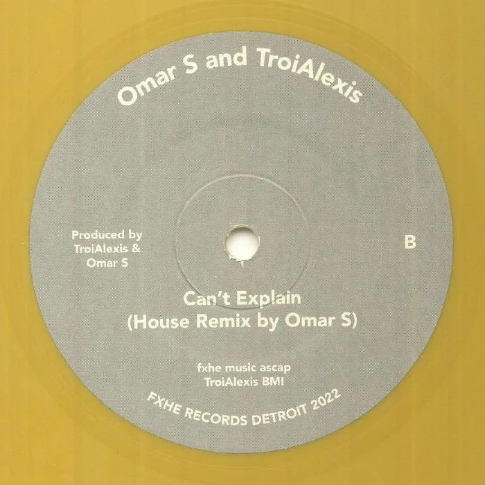Обратная сторона обложки — OMAR S / TROIALEXIS — Can't Explain