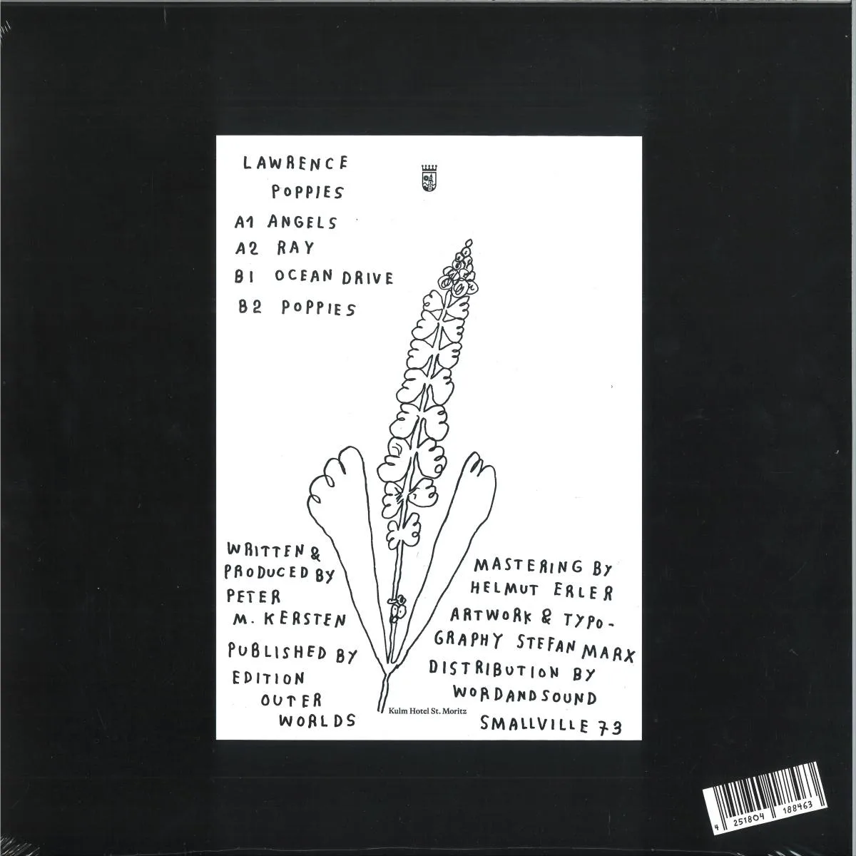 Back cover — Lawrence — Poppies