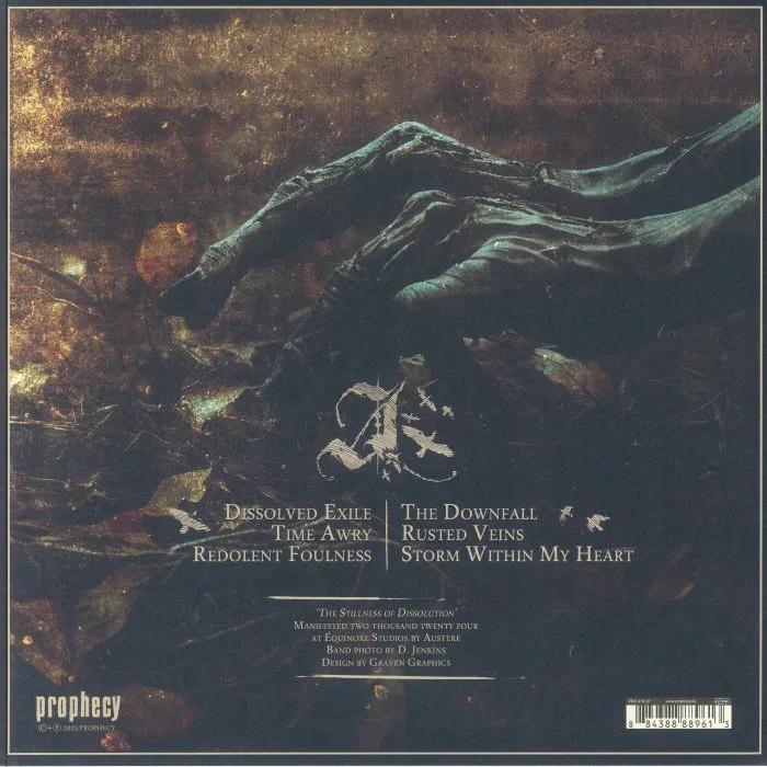 Back cover — AUSTERE — The Stillness Of Dissolution