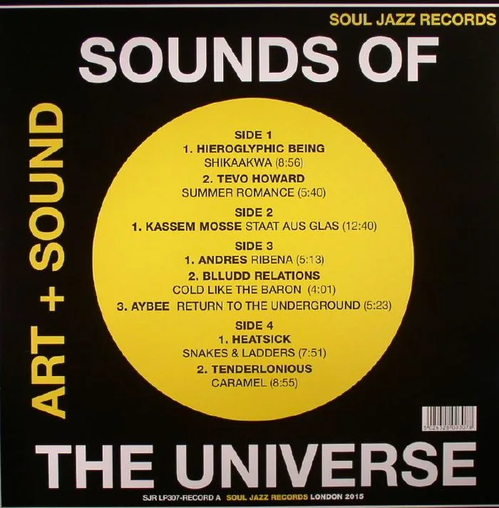 Back cover — VARIOUS — Sounds Of The Universe: Art + Sound 2012-2015 Record A