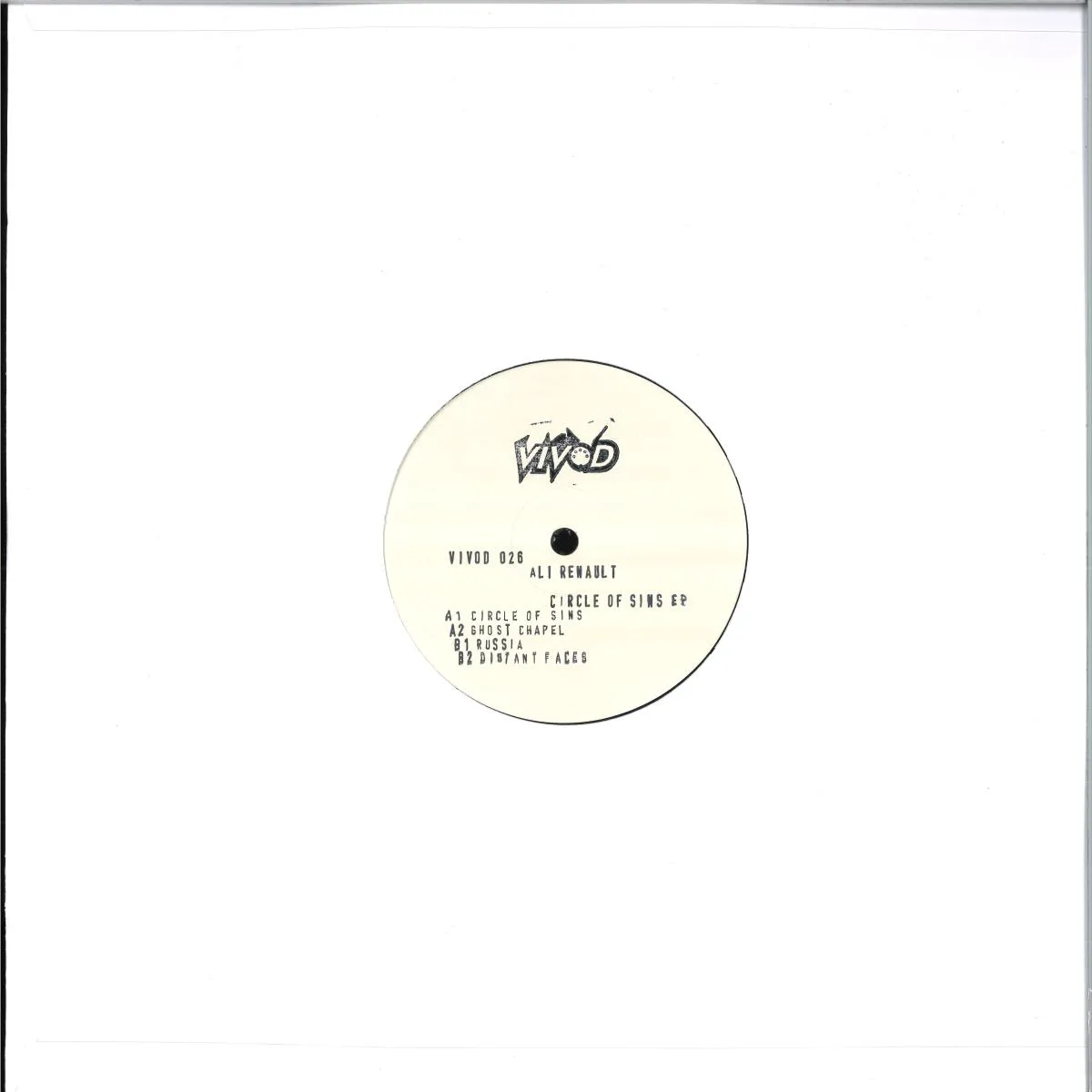 Back cover — ALI RENAULT — CIRCLE OF SINS EP