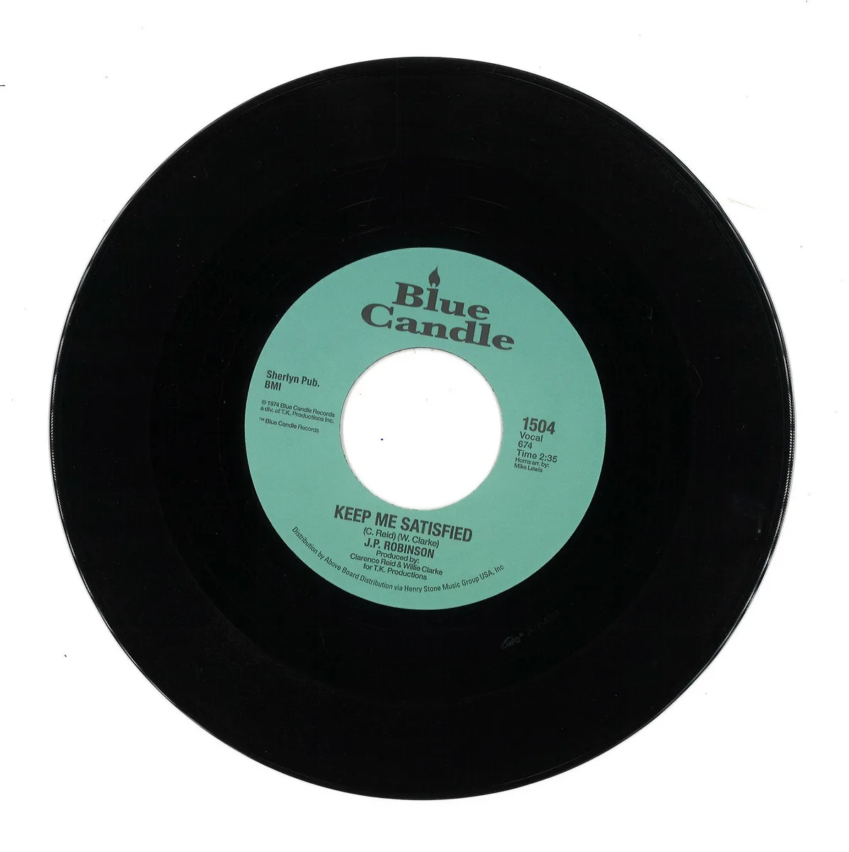 J.p. Robinson — Keep Me Satisfied / Our Day Is Here