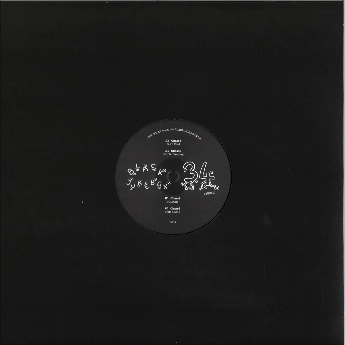 Обратная сторона обложки — Chassé — Shir Khan Presents Black Jukebox 34 EP