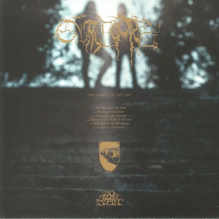 Обратная сторона обложки — EGREGORE — The Word Of His Law