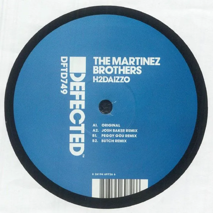 Обратная сторона обложки — The MARTINEZ BROTHERS — H2daizzo