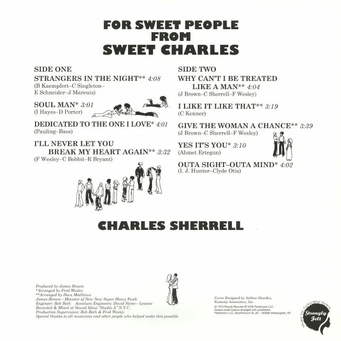 Обратная сторона обложки — SWEET CHARLES — For Sweet People From Sweet Charles (reissue)