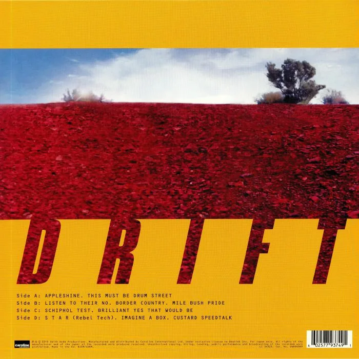 Back cover — UNDERWORLD — Drift Series 1: Sampler Edition
