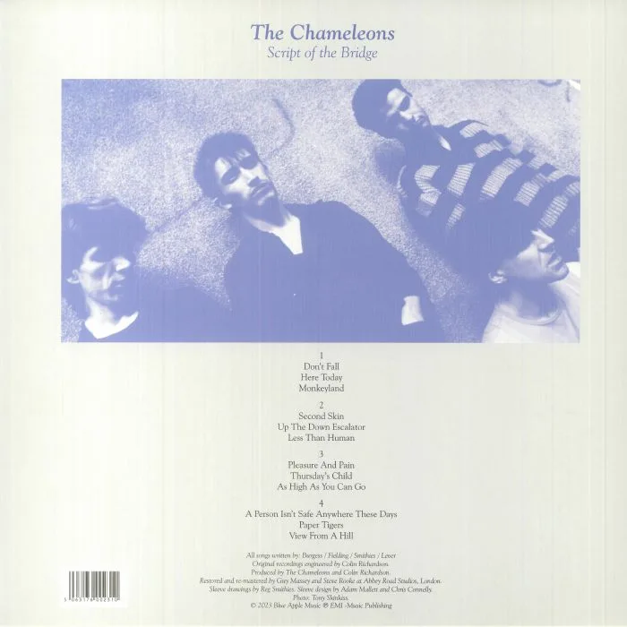 Обратная сторона обложки — The CHAMELEONS — Script Of The Bridge (40th Anniversary Edition)
