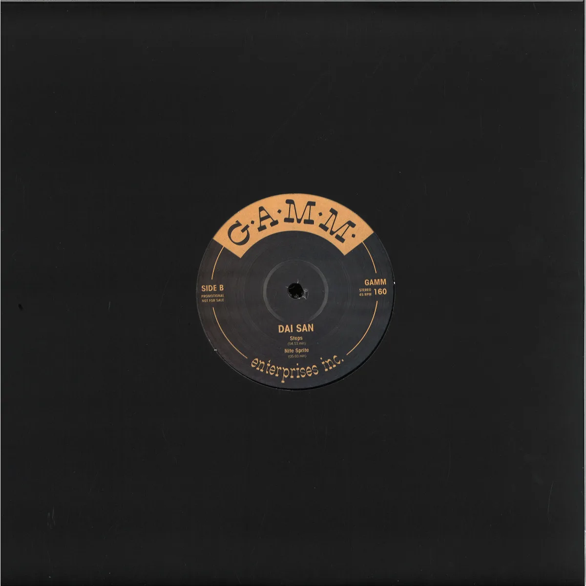 Back cover — Dai San — SUNDANCE EP