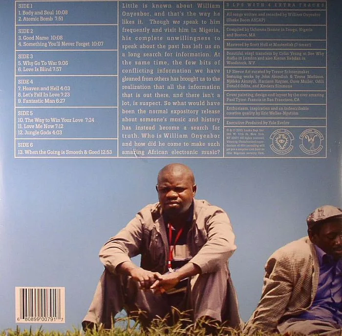 Back cover — William ONYEABOR — World Psychedelic Classics 5: Who Is William Onyeabor?