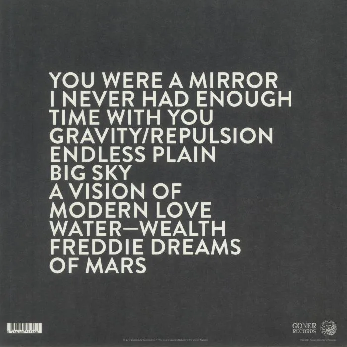 Back cover — Michael BEACH — Gravity / Repulsion (reissue)