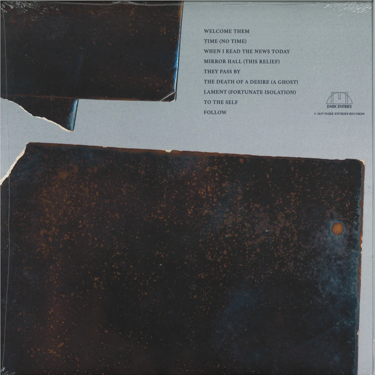 Обратная сторона обложки — Borusiade — Fortunate Isolation LP