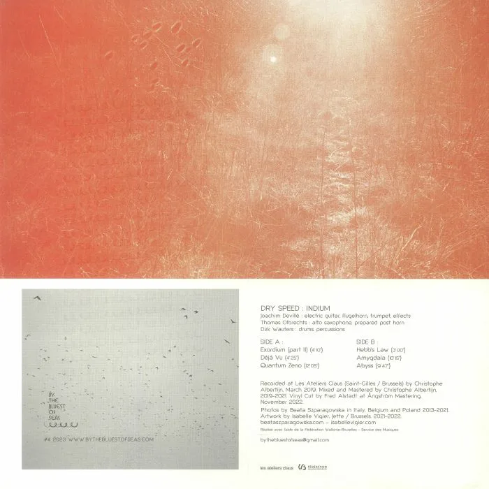 Back cover — DRY SPEED — Indium