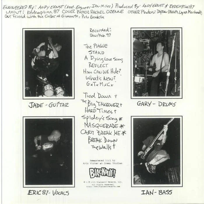 Back cover — REDEMPTION 87 — All Guns Poolside!