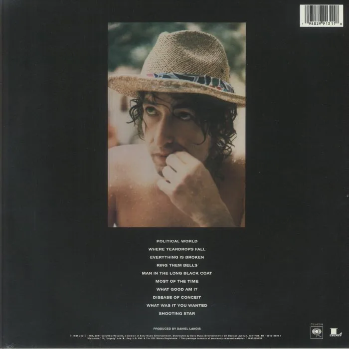 Back cover — Bob DYLAN — Oh Mercy
