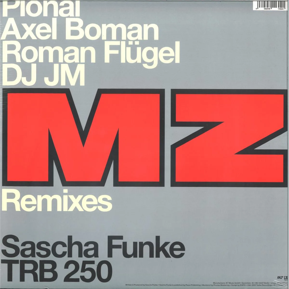 Back cover — Sascha Funke — MZ (Remixes)