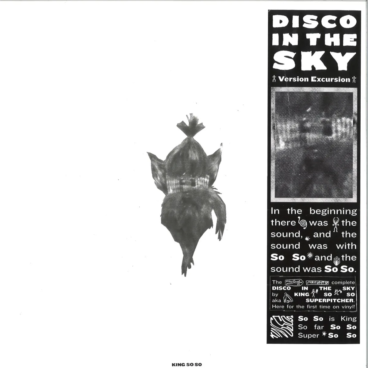 Лицевая сторона обложки — King So So — Disco In The Sky 2x12"
