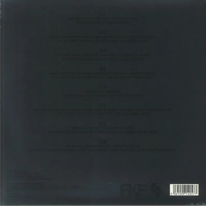 Обратная сторона обложки — Frankie Knuckles & Eric Kupper — The Director’s Cut Collection LP 2x12"