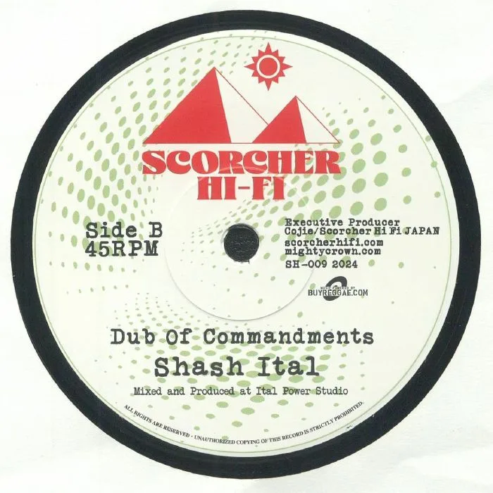 Back cover — SHASH ITAL — Commandments Of Dub