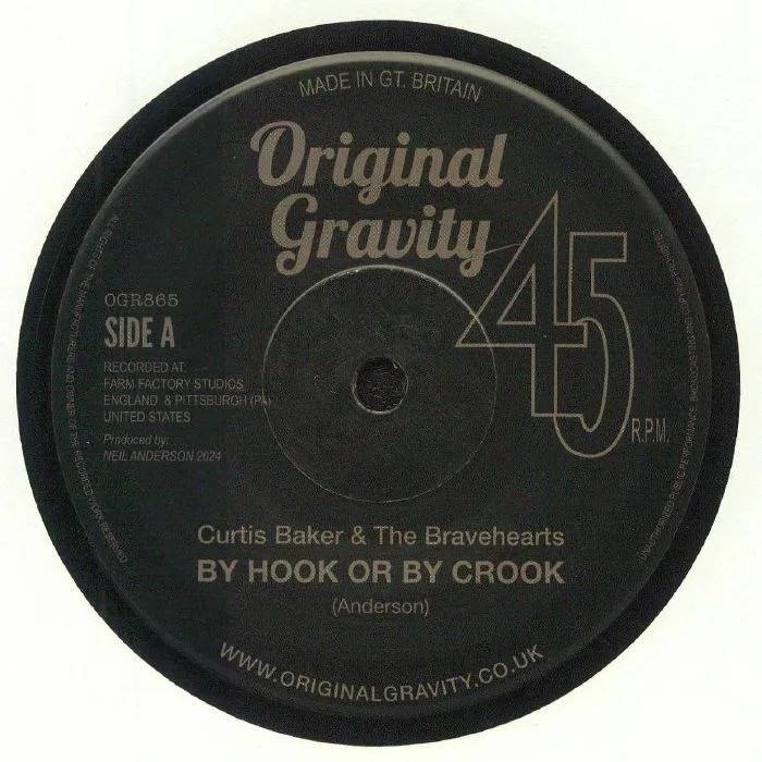 Curtis BAKER & THE BRAVEHEARTS / FLOYD JAMES & THE GTS — By Hook Or By Crook