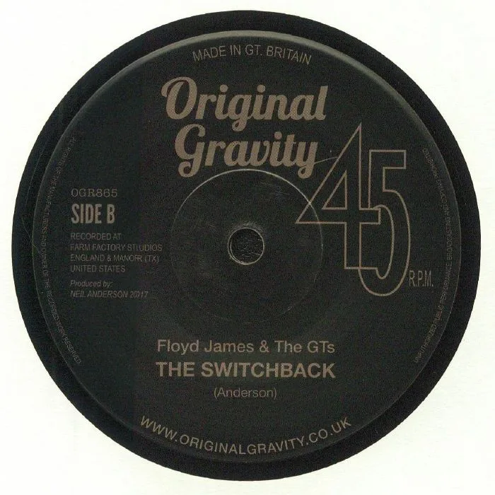 Back cover — Curtis BAKER & THE BRAVEHEARTS / FLOYD JAMES & THE GTS — By Hook Or By Crook